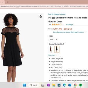 Maggy London Fit and Flare Dress